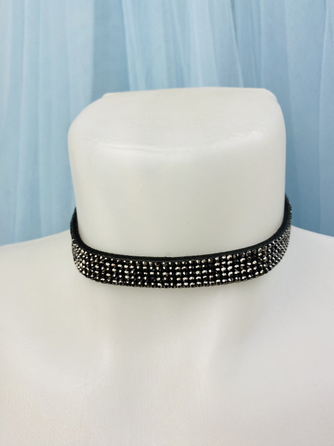 Dámský černý choker