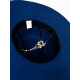 Dámský modrý slaměný klobouk s perlami